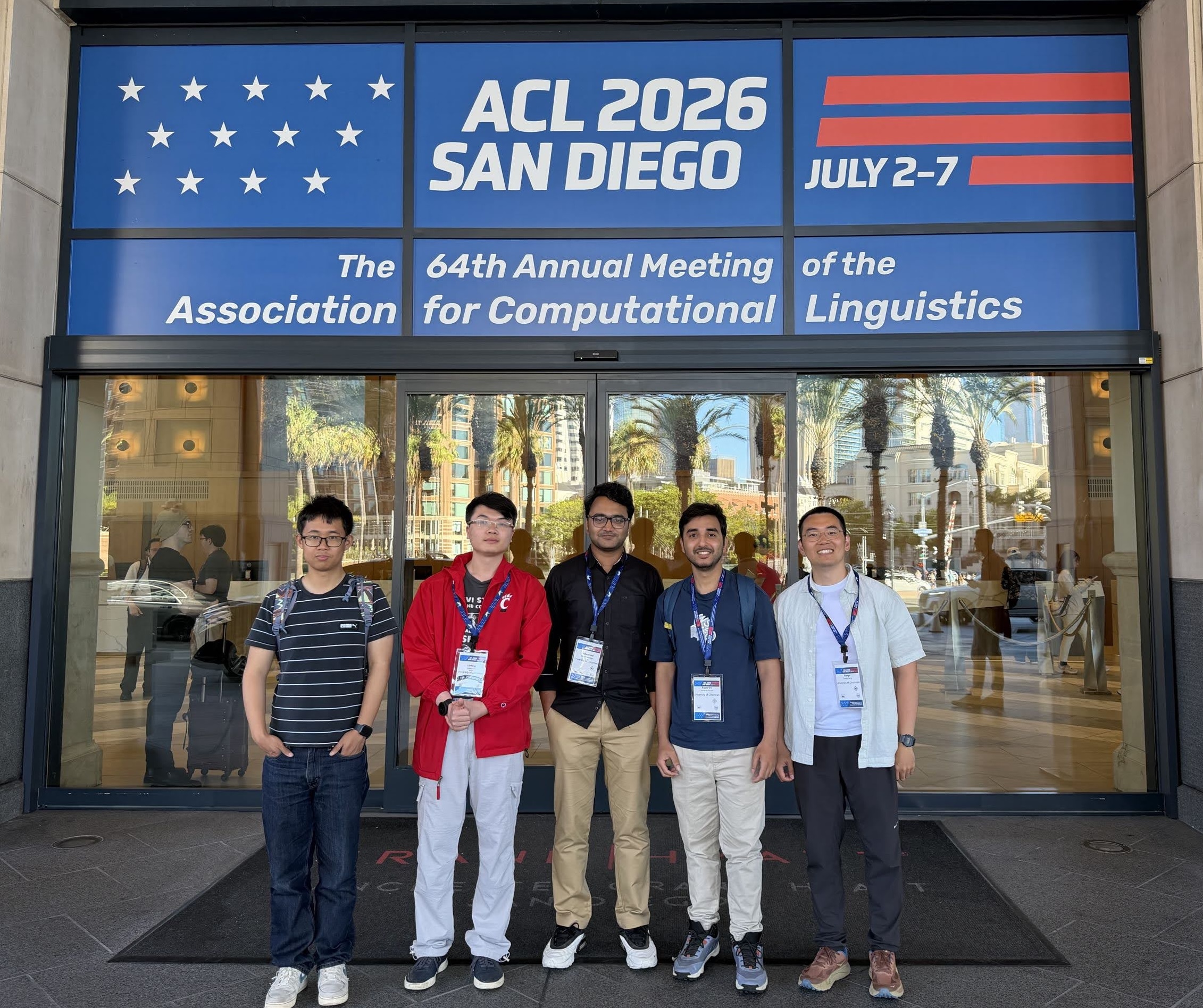CincyNLP Team in San Diego for ACL 2026