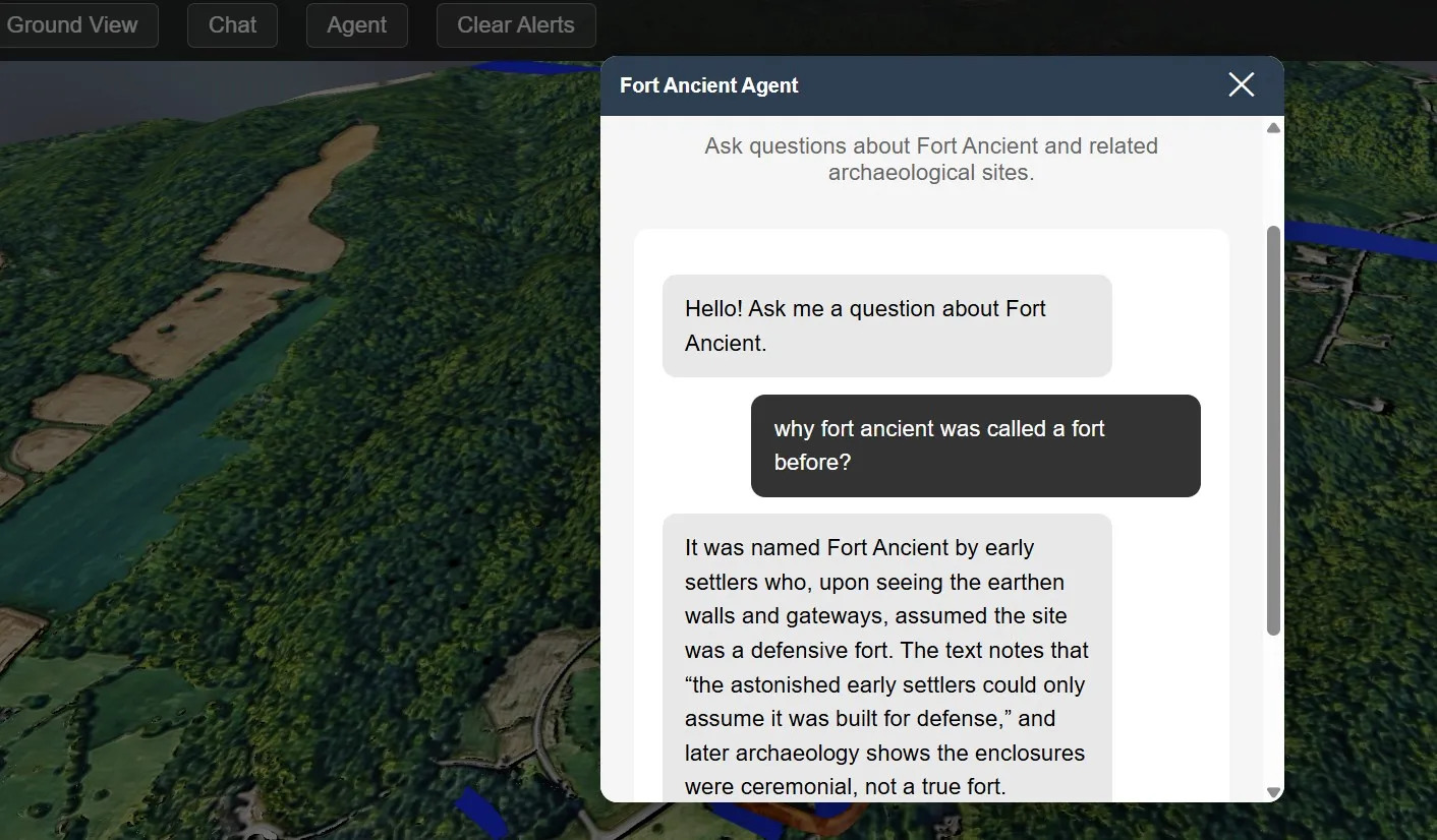 Fort Ancient can now talk back!